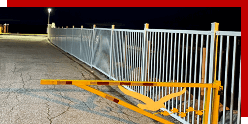 Ornamental fencing and security gate